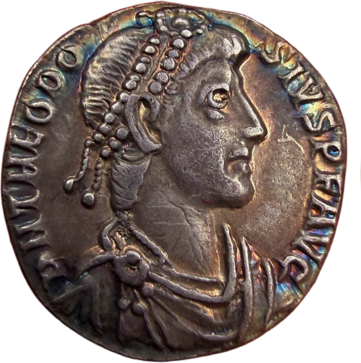 Theodosius I ‘the Great’, AR Siliqua Good VF
