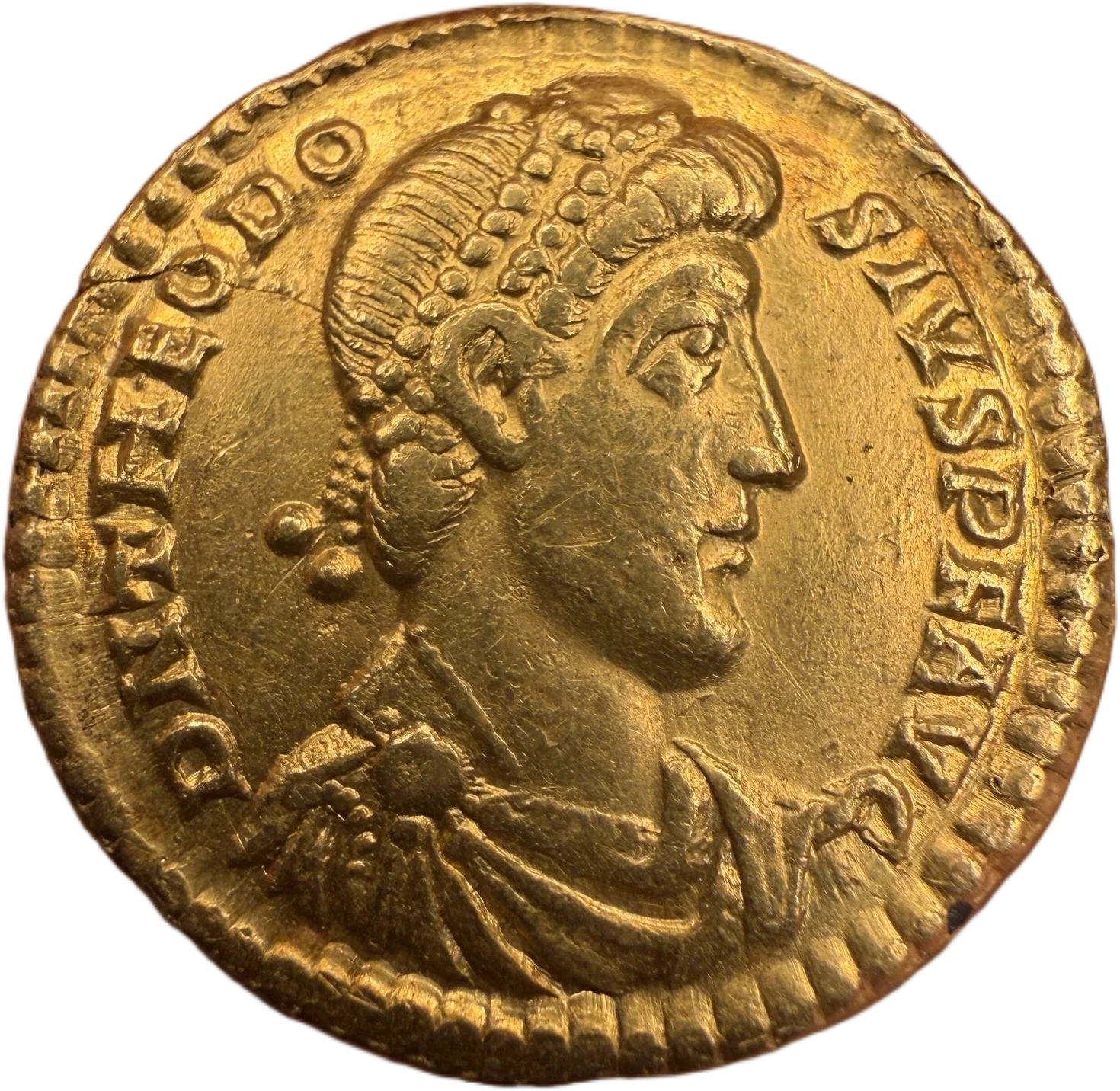 Theodosius I “the Great”, AV Solidus VF