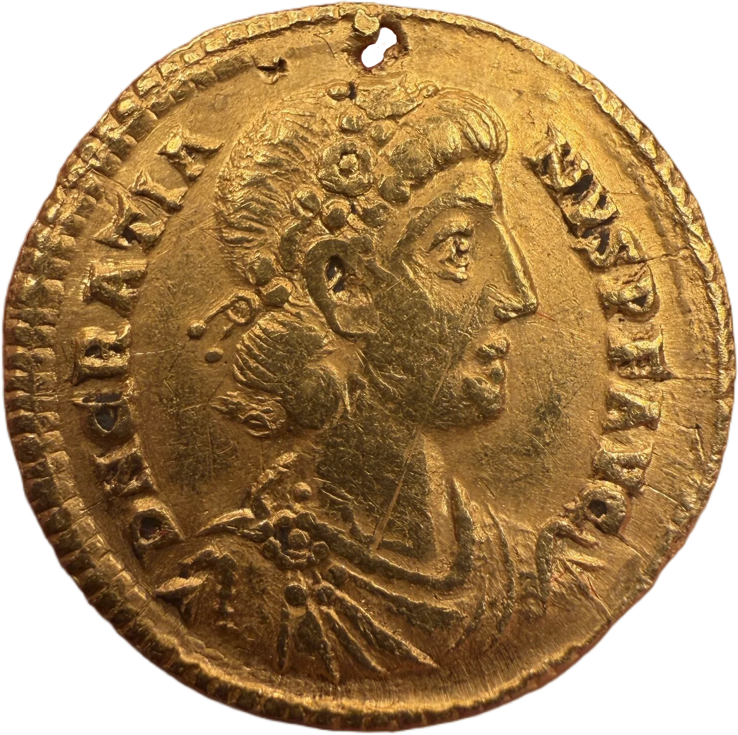 Gratian, AV Solidus VF