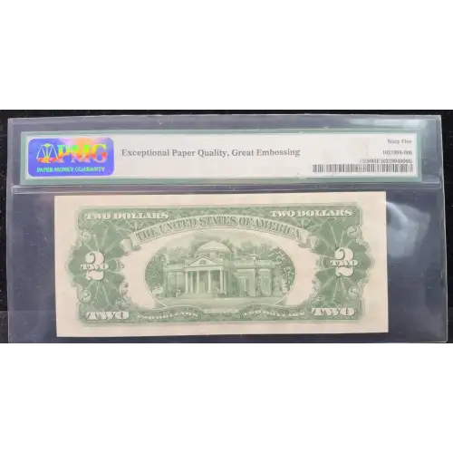 $2 1928-G red seal. Small Legal Tender Notes 1508 (4)