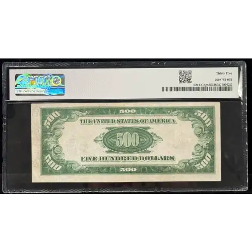 $500 1934  High Denomination Notes 2201-G (3)