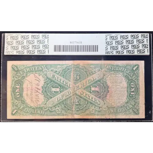 $1 1917 Small Red, scalloped Legal Tender Issues 36 (4)