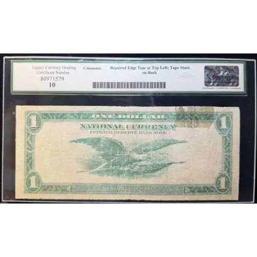 $1 1918  Federal Reserve Bank Notes 740 (4)