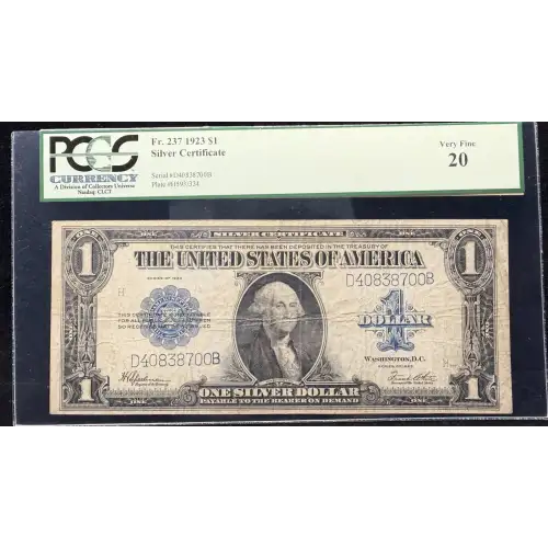 $1 1923 Blue Silver Certificates 237 (3)