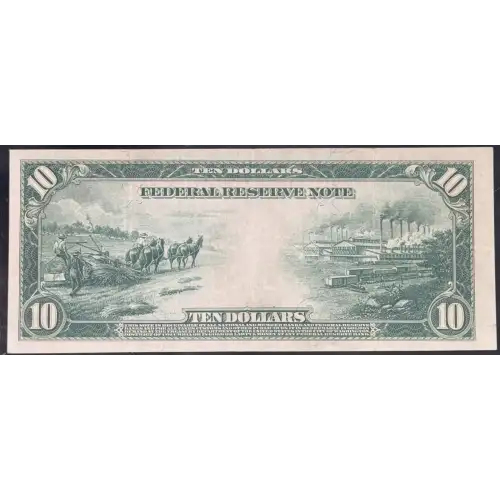 $10 1914 Blue Seal Federal Reserve Notes 942 (2)