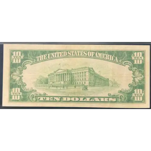$10 1928 Gold Seal Small Size Gold Certificates 2400 (4)