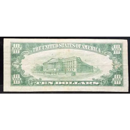 $10 1934-C.  Small Size $10 Federal Reserve Notes 2008-L (2)