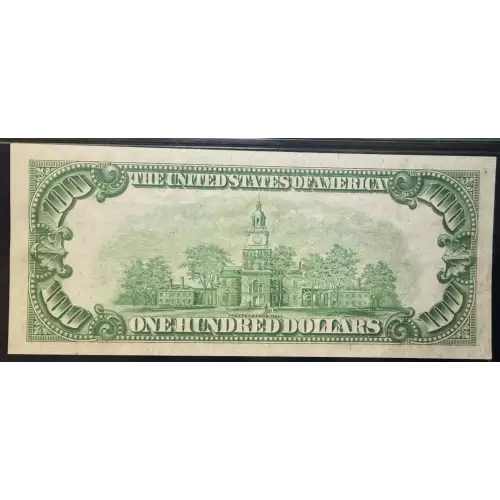$100 1928-A.  Small Size $100 Federal Reserve Notes 2151-I (2)
