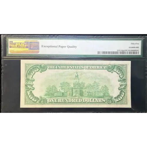 $100 1928-A.  Small Size $100 Federal Reserve Notes 2151-I (4)