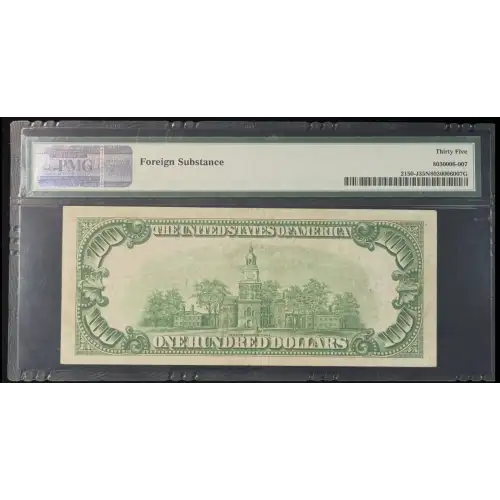$100 1928  Small Size $100 Federal Reserve Notes 2150-J (4)