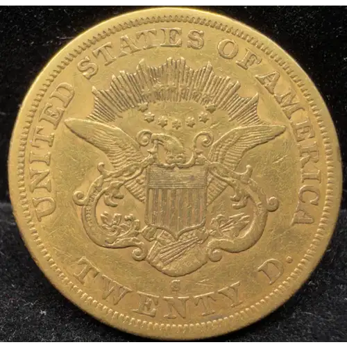 1863 S Double Eagles Liberty Head VF Civil War