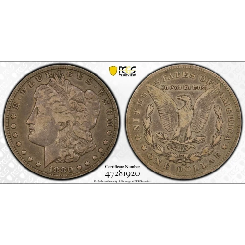 1880/79-CC $1 Reverse of 1878 (3)