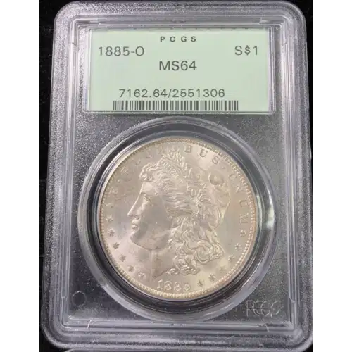 1885 O Morgan Silver Dollar PCGS MS-64 (3)