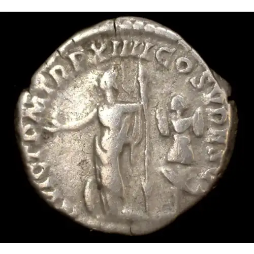 189 Commodus, AR Denarius VF