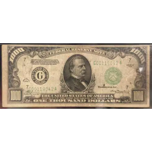 1934 $1,000 G00119042A PMG 25 (3)
