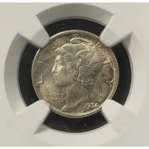 1934 Dimes Winged Liberty Head or Mercury NGC MS-65 FB