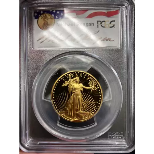 1988-P $25 Gold Eagle Michael Reagan, DCAM (2)