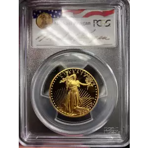 1988-P $25 Gold Eagle Michael Reagan, DCAM (2)