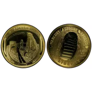 1999-W Apollo Gold $5 Commemorative