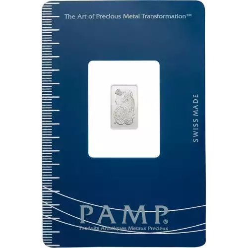 1g PAMP Platinum Bar - Fortuna