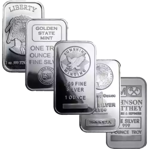1oz Miscellaneous Silver Bar