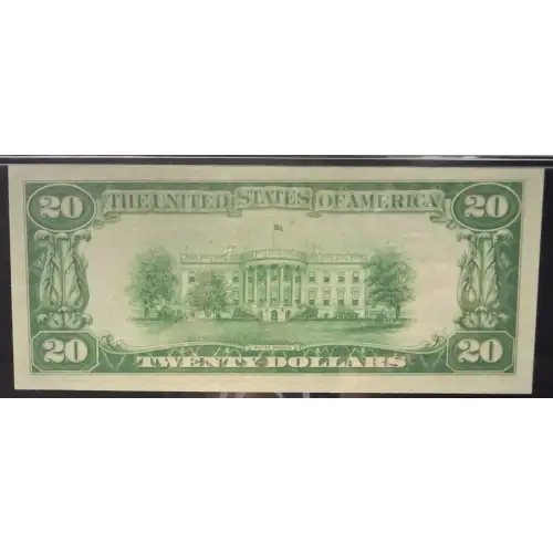 $20 1928-A. Green seal. Small Size $20 Federal Reserve Notes 2051-J (3)