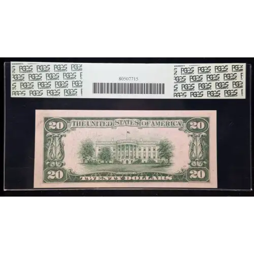 $20 1934-A. blue-Green seal. Small Size $20 Federal Reserve Notes 2055-L (2)