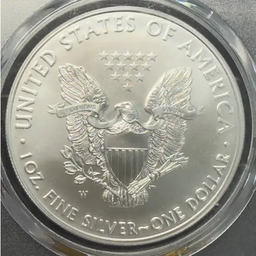 2017-W $1 Burnished Silver Eagle First Day of Issue First Day of Issue