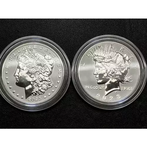 2023 Morgan and Peace Dollar Reverse Proof Set