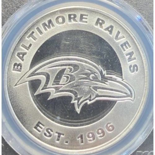 (2025) 1oz Rnd NFL-Baltimore Ravens Base .999 Ag Ultra Terrell Suggs Terrell Suggs (2)