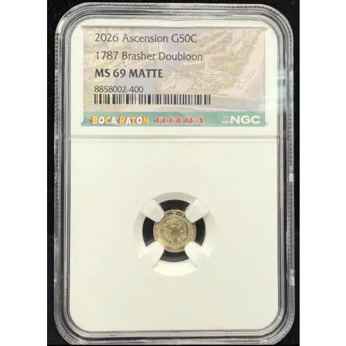 2026  Ascension G50C 1787 Brasher Doubloon - Gold 1/2g (3)