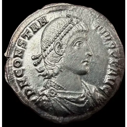 337-361 Constantius II, AR Heavy Siliqua Good VF (5)