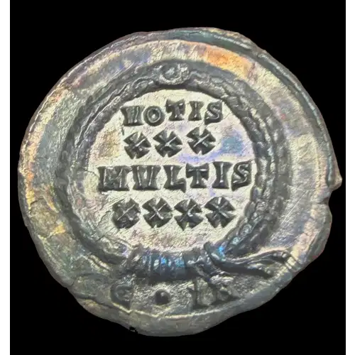 337-361 Constantius II, AR Heavy Siliqua Good VF (4)