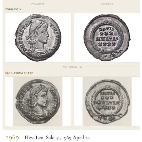 337-361 Constantius II, AR Heavy Siliqua Good VF