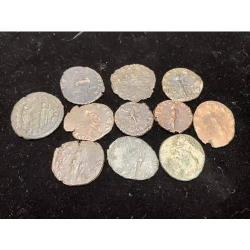 3rd Century Crisis, 11 AE Coin Lot