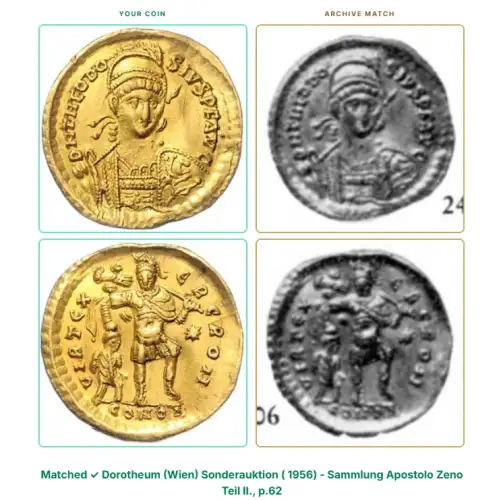 441 Theodosius II, AV Solidus Good VF (3)