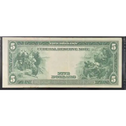 $5 1914 Blue Seal Federal Reserve Notes 863A (2)