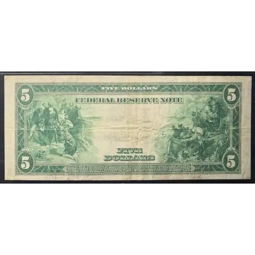$5 1914 Blue Seal Federal Reserve Notes 883A (2)