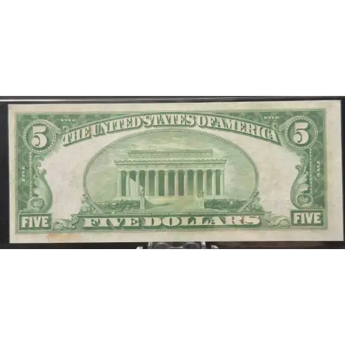 $5 1928 Green seal Small Size $5 Federal Reserve Notes 1950-E (5)