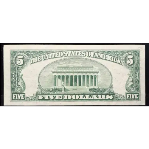 $5 1953-B blue seal. Small Silver Certificates 1657 (2)