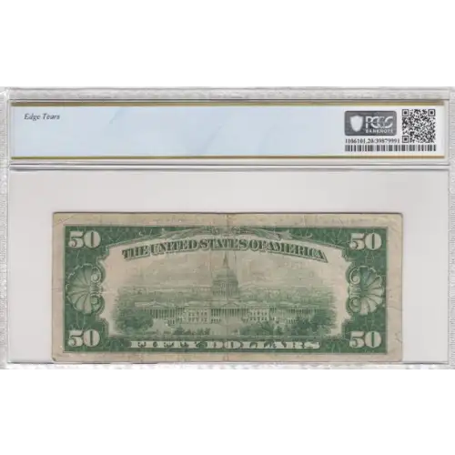 $50 1929 brown seal Small Federal Reserve Bank Notes 1880-L (3)
