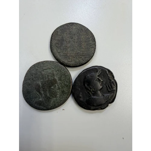 54-235 Nero, Marcus Aurelius, Julia Mamaea Ancient Roman Provincial Group Lot Good-VF (2)