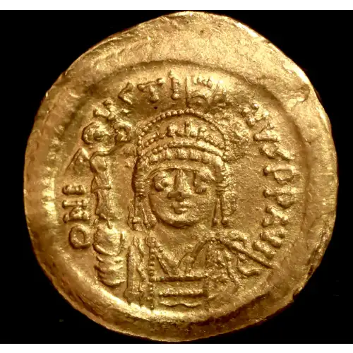 565-578 Justin II, AV Solidus EF