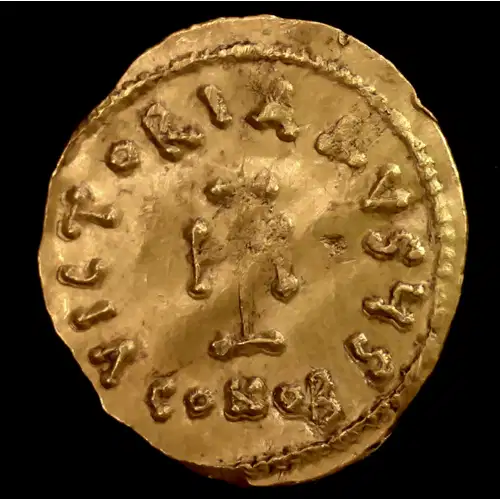 698-705 Tiberius III 'Apsimar', AV Tremissis Good VF (2)