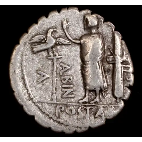 A. Postumius Albinus, AR Denarius