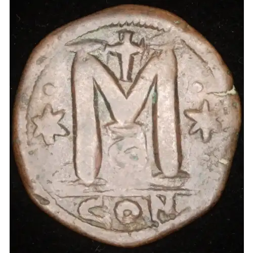 Anastasius I 'Dicorus', AE Follis