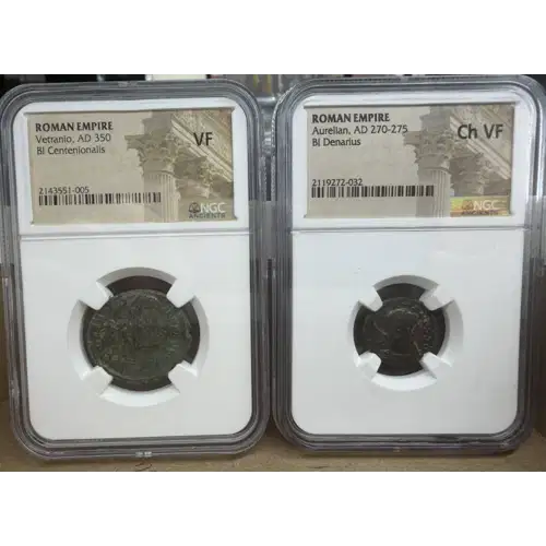 Ancient Coin Group Lot NGC VF & Ch VF