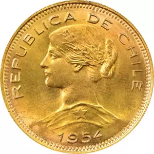 Any Year - Chile Gold 100 Pesos