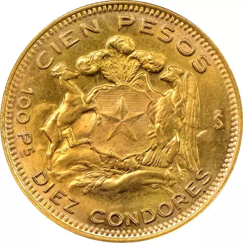 Any Year - Chile Gold 100 Pesos (2)
