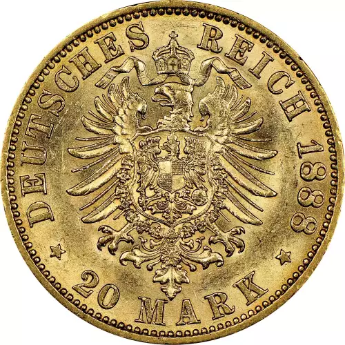 Any Year - German States Prussia 20 Mark